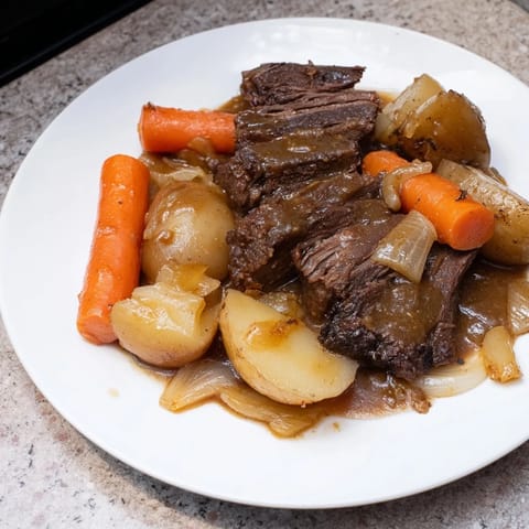 Tender slow-cooked beef dish
