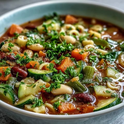 Vegetable Minestrone Variations