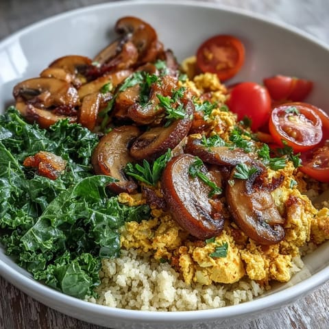 Scrambled Tofu Breakfast Bowl