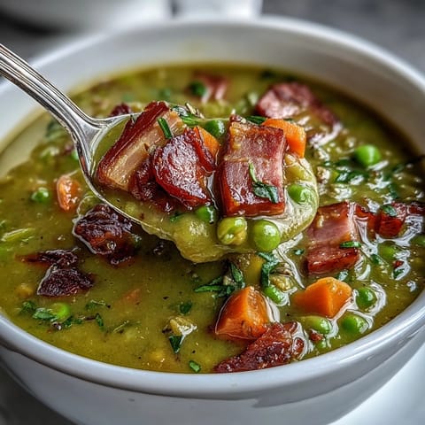 Ham Split Pea Soup Carrots