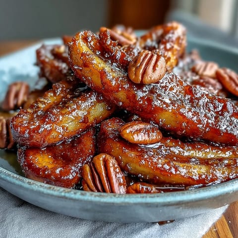 Soul Food Candied Yams Skillet with Brown Sugar - Tender yams simmered in a buttery brown sugar glaze, creating a rich Southern side dish.