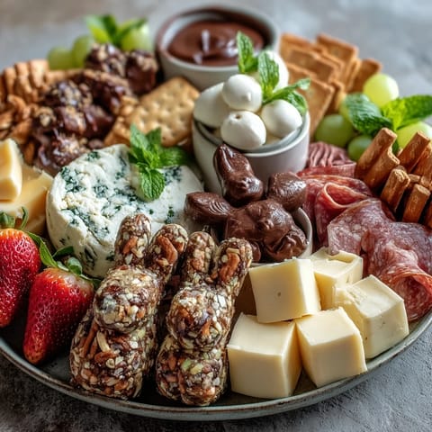 Spring Charcuterie Easter Basket