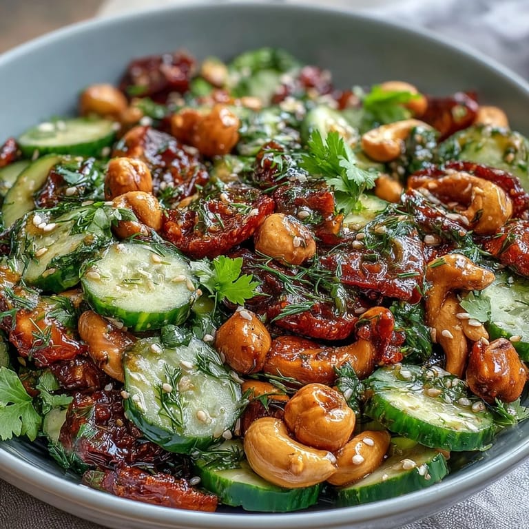 Refreshing celery peanut salad with soy ginger dressing, served with lime wedges and extra peanuts on top.