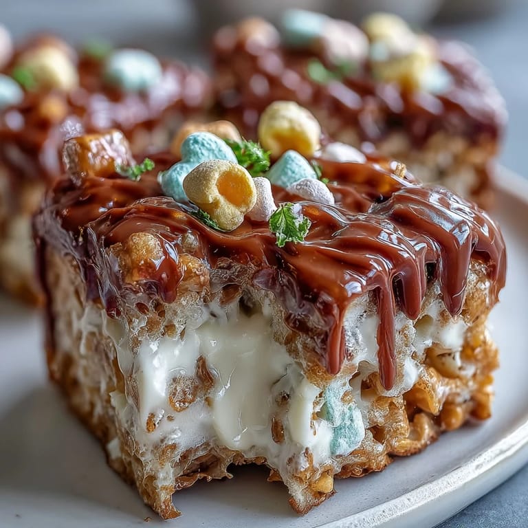 Festive St. Patricks Day Treats Board featuring Lucky Charms bark, green fruits, and gold chocolate coins on a platter.