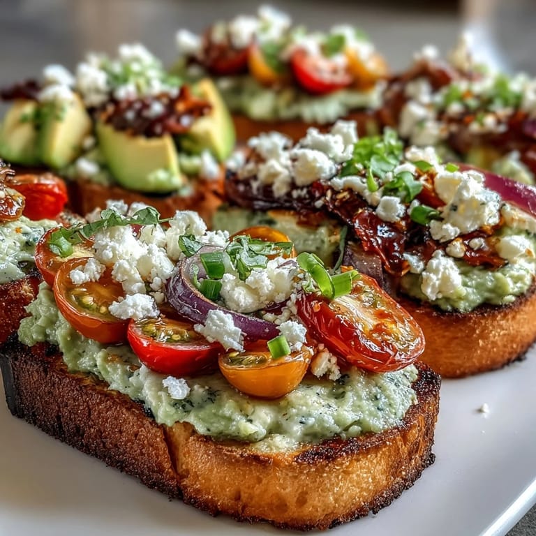 Avocado toast board with colorful toppings, including microgreens, pickled onions, hard-boiled eggs, and toasted pumpkin seeds for a vibrant brunch spread.