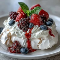 Pavlova Fresh Berries Cream